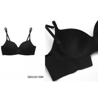 Sabina ซาบีน่า ฟองดี รุ่น Pretty Perfect (ไร้โครง+ฟองบาง) SBXU9216 ฟองบาง สีเนื้อเข้ม/สีดำ