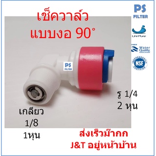 เช็ควาล์ว (วาล์วกันกลับ) Check Valve เกลียวกระบอก RO-สายน้ำ 2 หุน