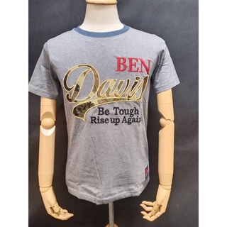 เสื้อยืดคอกลม งานปัก Ben Davis 35 evolution สายสเกตไม่ควรพลาด Skate Surf skate ลายทหาร Sodiler font