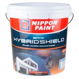 สีน้ำทาภายนอก NIPPON PAINT HYBRIDSHIELD BASE A กึ่งเงา 2.5 แกลลอน