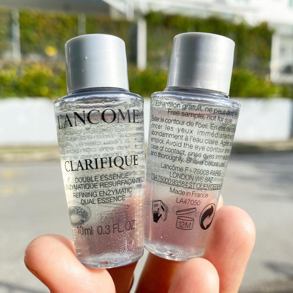 ไม่แท้คืนเงิน Lancome Clarifique Double Essence Refining Enzymatic Dual  Essence 10ml | Shopee Thailand