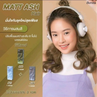 เบอริน่า สีน้ำตาลเขียวหม่น ชุดเซ็ต 3 กล่อง A21 A38 A44