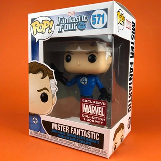 Funko POP Mister Fantastic Fantastic Four Marvel Collector Corps Exclusive 571