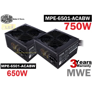 650W | 750W POWER SUPPLY (อุปกรณ์จ่ายไฟ) COOLER MASTER MWE WHITE 230V - V2 (MPE-6501-ACABW | MPE-7501-ACABW) ประกัน 3 ปี