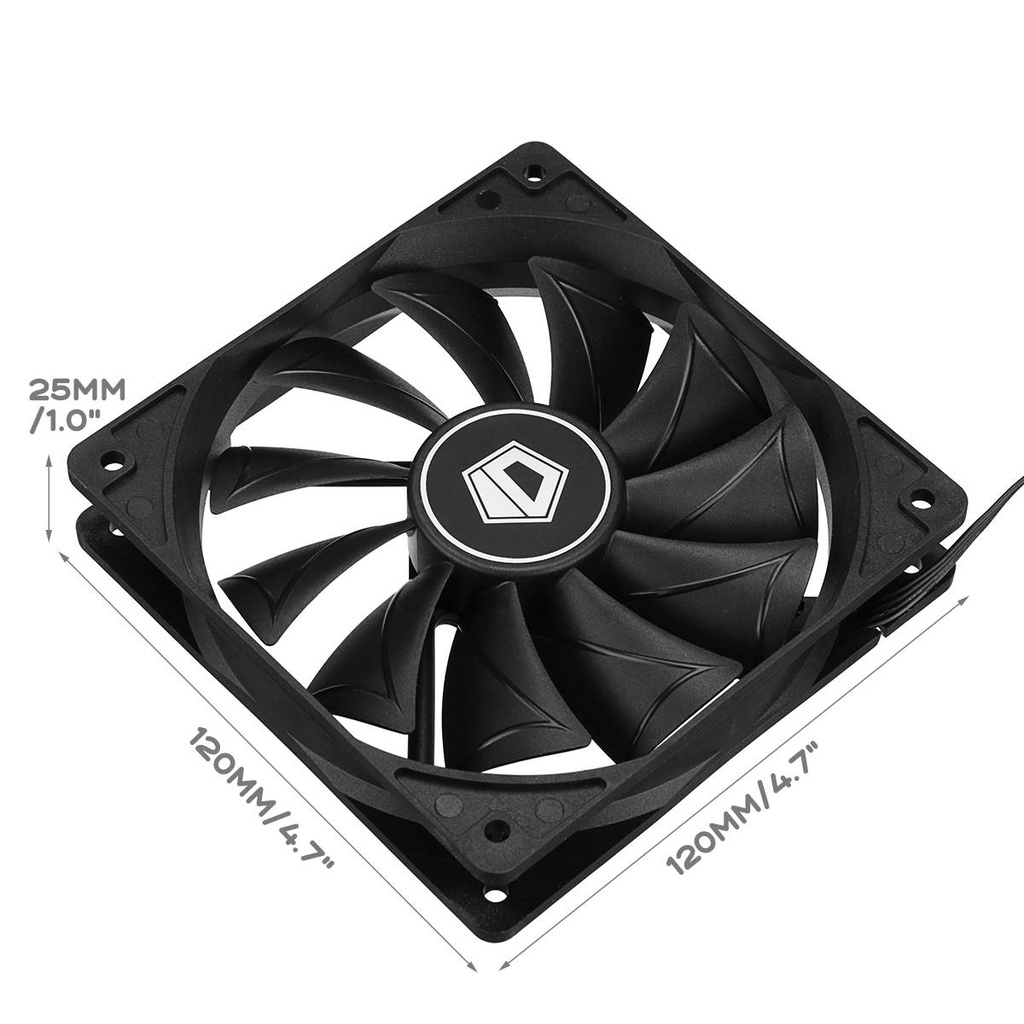 12V DC 4 Pin Quiet Computer Case Fan 120mm for CPU PC Hydraulic Bearing ...