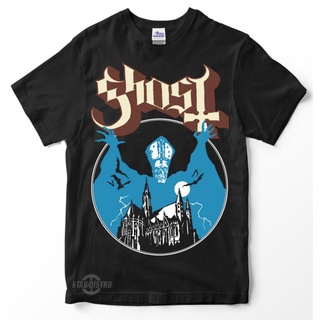 ผ้าฝ้ายคอกลมเสื้อยืด หนังกลับ พรีเมี่ยม พิมพ์ลายผี OPUS EPONYMOUS สไตล์วินเทจfrom S-4XL