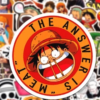 ☠ One Piece . Sailing Adventure Series 03 Stickers ☠ 50Pcs/Set Anime Luffy Chopper Zoro Nami Waterproof DIY Fashion Decals Doodle Stickers