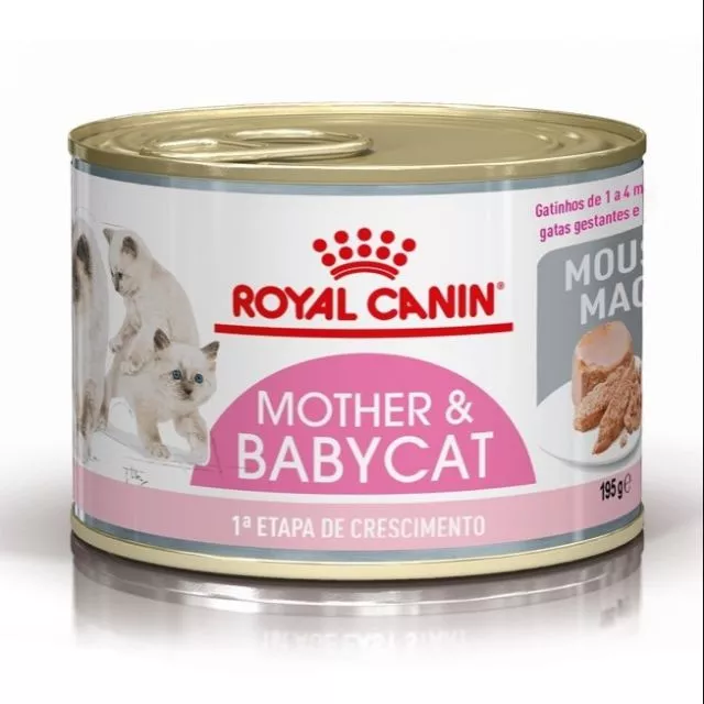 Royal Canin BABYCAT Can กระป๋อง 195 กรัม สำหรับแม่และลูกแมว