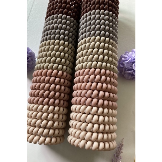 ยางรัดผมเนื้อแมทด้าน แนะนำสำหรับผมลื่น  (1 ชิ้น))รัดผมได้ดี ไม่ปวดศีรษะ เส้นผมไม่เป็นรอย