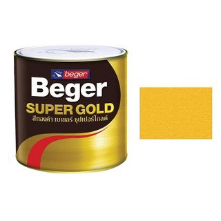 Beger SUPER GOLD สีทองสวิส สูตรสีน้ำอะคริลิค A/C 919 (กป)