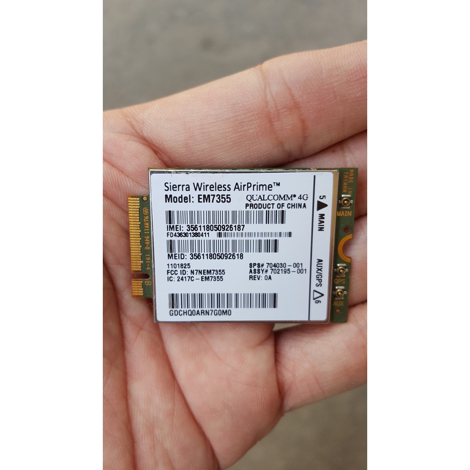 Need to sell HP LT4111 4G wwan card - สําหรับ HP 820 G1,840 G1, 850 G1, HP Zbook 14, HP Zbook 15, HP