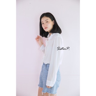 Premium Chiffon White Shirt เนื้อผ้านำเข้าจากประเทศญี่ปุ่นเกรดพรีเมี่ยม นุ่ม สบายผิว