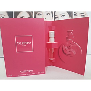 Vial Valentino Valentina Pink  EDP.  ปริมาณ 1.5ml. หัวสเปรย์   #ของแท้