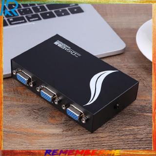 อะแดปเตอร์ 1 130 MHz 1 to 2 Monitor Switch VGA Video Splitter