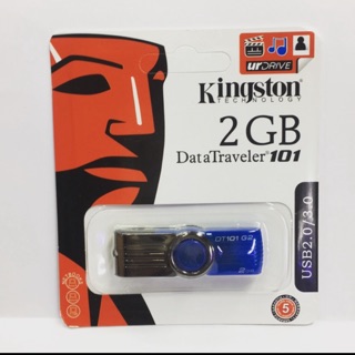 แฟลชไดร์ฟKingston USB 2GBรุ่นDT101