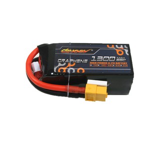 Pre Order Giant Power Dinogy 14.8V 1300mAh 65C 4S Graphene Lipo แบตเตอรี่ พร้อมปลั๊ก XT60 สำหรับ RC โดรน Parts เครื่อง