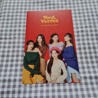 [พร้อมส่ง] โปสการ์ด หน้าแผ่นพับ รวม Red Velvet 2019 Seasons Greetings Accordian Calendar