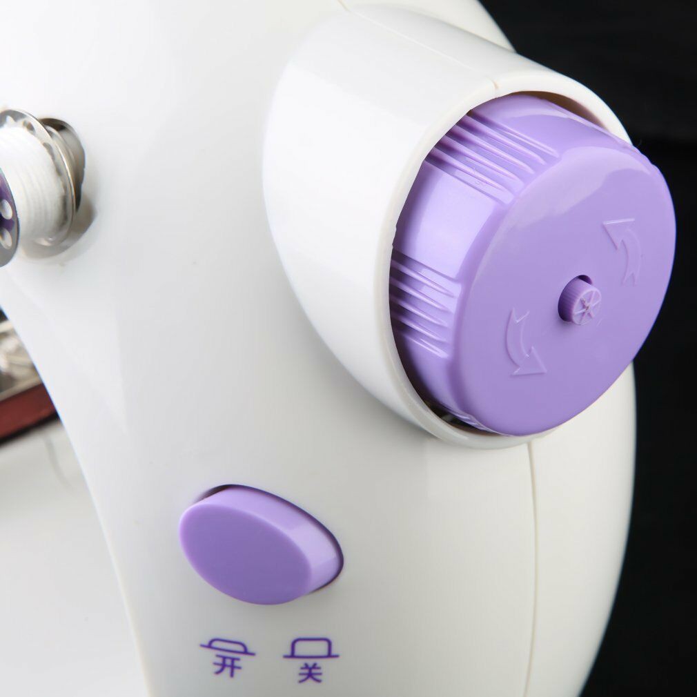 Mini Sewing Machine จักรเย็บผ้าขนาดเล็ก จักรเย็บผ้า จักรเย็บผ้าไฟฟ้า (สีม่วง) - รูปที่ 5