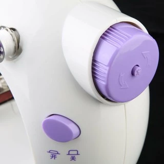 Mini Sewing Machine จักรเย็บผ้าขนาดเล็ก จักรเย็บผ้า จักรเย็บผ้าไฟฟ้า (สีม่วง)