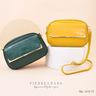 514-77 กระเป๋าสะพายข้างผู้หญิง pierre louesแท้พร้อมส่ง กระเป๋าสะพายไหล่ แฟชั่นเกาหลี