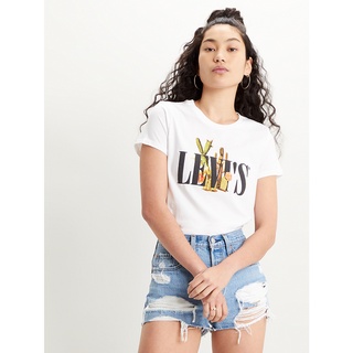 เสื้อยืดใหม่ 2022Levi’s® เสื้อยืดผู้หญิง รุ่น Logo Perfect T-ShirtL XL  XXL 3XL