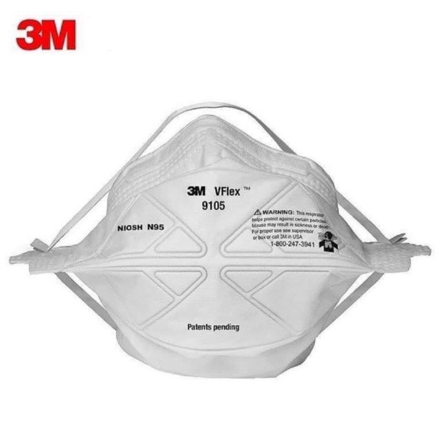 3M 9105 VFlex กล่อง 50 ชิ้น ( พร้อมส่ง มีของเลย ไม่ต้องรอ)