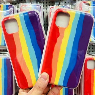 [ส่งจากไทย] เคสนิ่มซิลิคอน ลายสีรุ้ง Case Realme C12 / C15 / C17 Rainbow CASE