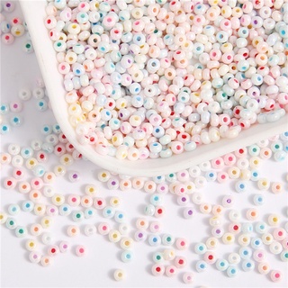 ลูกปัดแก้วนม ขนาด 3 มม. สําหรับทําเครื่องประดับ สร้อยคอ ต่าง…