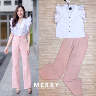 Ruffle Top &amp; Pastel Pant