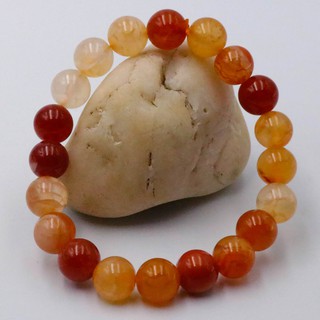 หินเกล็ดมังกร (Crackle Agate) ขนาด 10 มิล หินแห่งความสมดุลทางจิตใจ