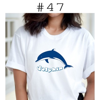 เสื้อยืดพิมพ์ลายโลมา (Dolphin)