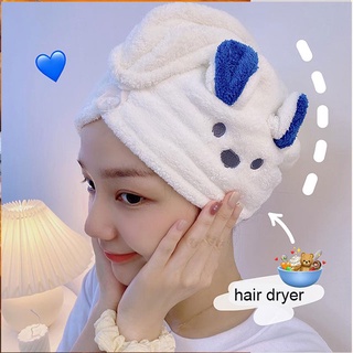 ผ้าเช็ดผมนาโน แห้งเร็ว ผ้าคลุมผม หมวกคลุมผม ผ้าเช็ดผมแห้งเร็ว Hair towel ที่คลุมผม หมวกอาบน้ำ ผ้าคลุมผมอาบน้ำ