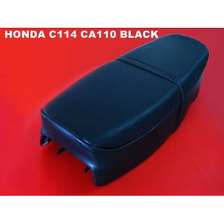 HONDA C114 C115 C110 C111 CA110 COMPLETE DOUBLE SEAT "BLACK" (B) // เบาะรถ สีดำ งานสวย สินค้าคุณภาพดี