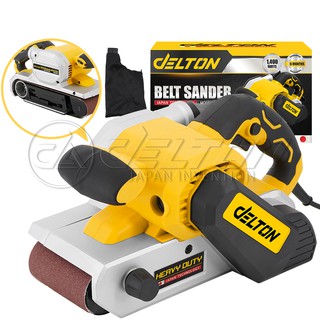 DELTON เครื่องขัดกระดาษทราย สายพาน (รุ่นรถถัง) Belt Sander 100มม. 4 นิ้ว 1,400W รุ่น DT-941 ฟรี! กระดาษทรายขนาด 100 มม.