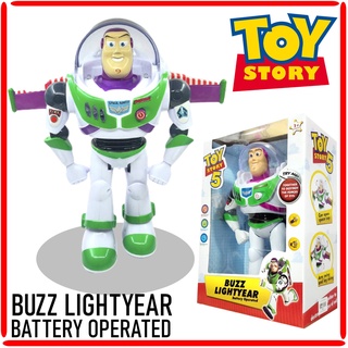 Buzz lightyear บัส ไลท์เยียร์ โมเดลของเล่นBuzz lightyear TOY STORY เดินได้มีไฟ มีเสียง กางปีกได้ ขยับแขนได้