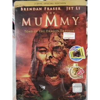 DVD 2 Disc Steel Book : The Mummy Tomb of the Dragon Emperor (2008) " Brendan Fraser, Jet Li " กล่องเหล็ก