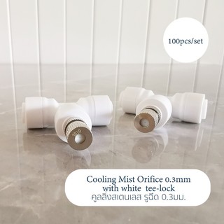 หัวฉีดทองเหลือง 0.15/0.2/0.3/0.6 100 ชิ้น / Fine Fod Nozzle 0.15/0.2/0.3/0.6 orifice 100 pieces