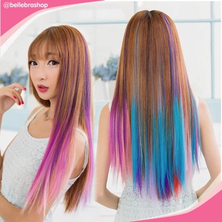 พร้อมส่ง 💖 🇹🇭 BELLE  แฮร์พีช ช่อไฮไลท์ เล็ก ทูโทน สไตล์เกาหล…