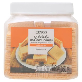 🔥*พร้อมส่ง*🔥 My Food เวเฟอร์แผ่นสอดไส้ครีมกลิ่นส้ม 360กรัม My Food Orange wafers filled with cream filling 360 grams