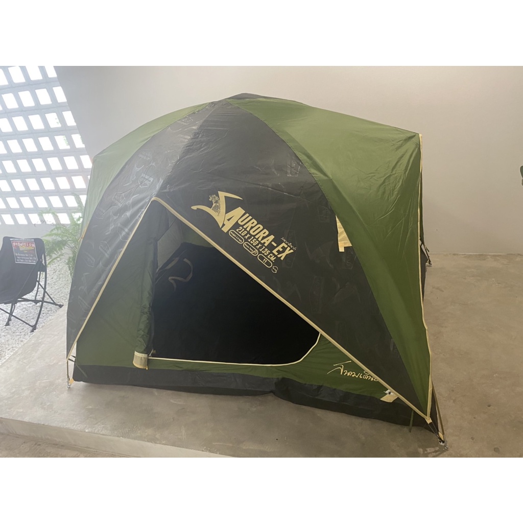 Field and Camping เต็นท์ Aurora EX - สีเขียว