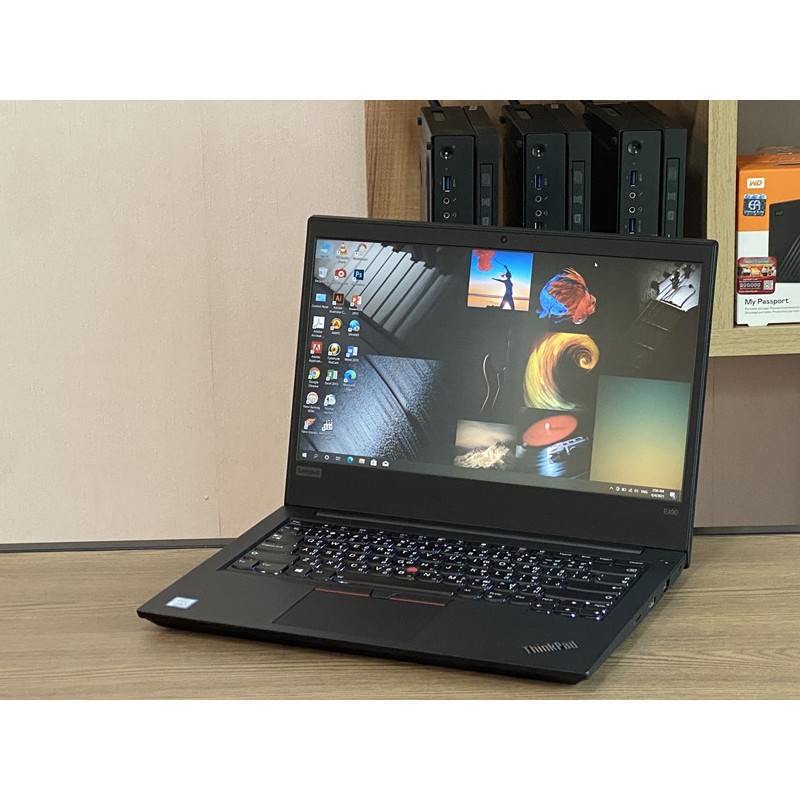 Lenovo ThinkPad E490 i5-8265u SSD256GB RAM16GB Win10Pro คีย์ไฟ สินค้ามือสอง