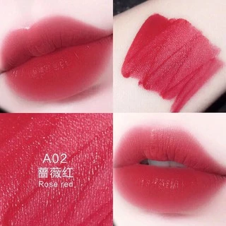 Q.21 HLLRลิปสติก 3.2g สีพีช แดงก่ำแดง ส้ม อิฐ เพิ่มความชุ่มชื้นเครื่องสำอาง Lipstick-9019 Q.21