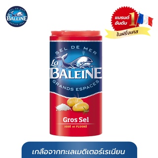 ลา บาเลน เกลือทะเลเม็ดหยาบ เสริมไอโอดีน 500 กรัม (ขวดแดง) La Baleine Coarse Iodised Sea Salt 500g.