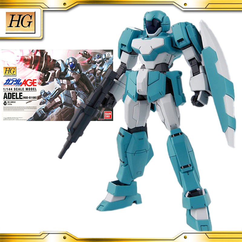 ถึงหุ่นยนต์In Stock al BANDAI Gundam HG AGE 1/144 ADELE RGEG1100 Anime Action Figures VC Model Toysหุ่นยนต์ประกอบ
