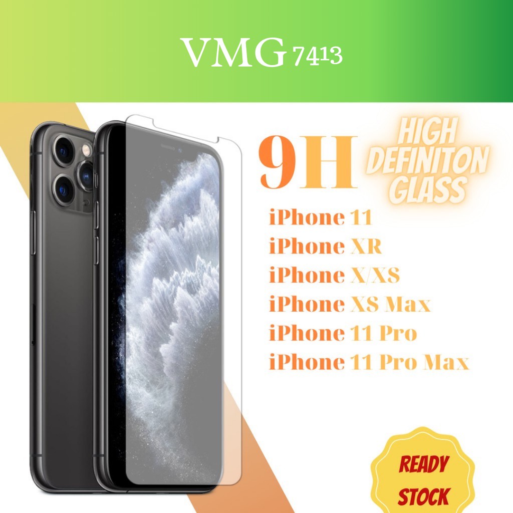 กระจกนิรภัย iPhone 11 11 Pro 11 Pro Max 9H