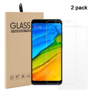 Xiaomi Redmi Note 5  ฟิล์มกระจกนิรภัยป้องกันรอยขีดข่วน HD full cover Tempered glass 2 ชิ้น