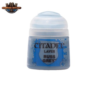 [BSAพร้อมส่ง] Citadel : LAYER: RUSS GREY (12ML) สีอะคริลิคสำหรับทาโมเดล