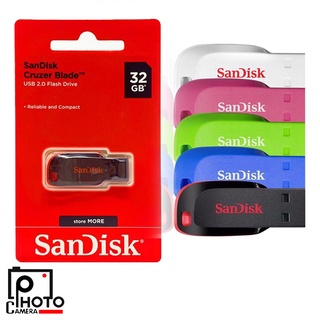 Flash drive Sandisk 32GB อุปกรณ์จัดเก็บข้อมูลภายนอก แฟลชไดร์ฟ แซนดิสก์