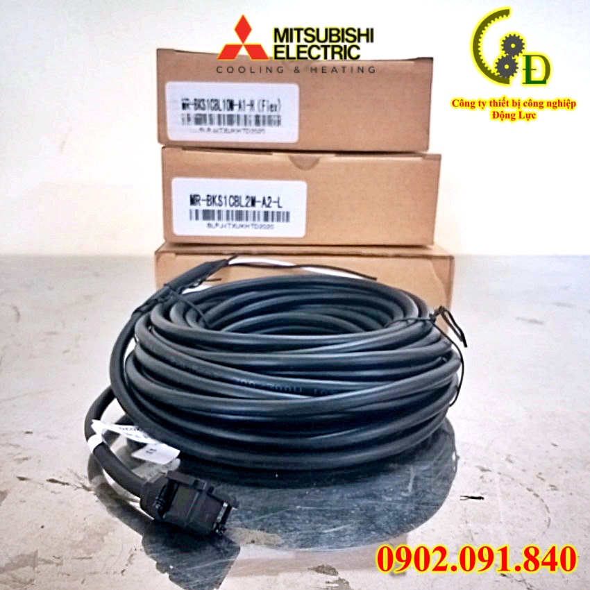 สายเบรคเซอร์โวมอเตอร์ MR-BKS1CBL-A1-H (FLEX) 2M/5M/10M/15M. สายเบรค เซอร์โวมอเตอร์ MR-BKS1CBL-A1-H ต