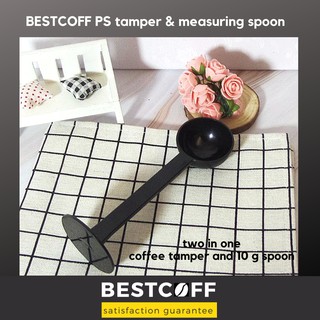 BESTCOFF PS tamper and measuring spoon ชัอนตักกาแฟ เทมเปอร์พลาสติก